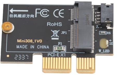 CHICIRIS M.2 Till PCI Express X1 Adapter Högpresterande Dataöverföring för Mini Desktop-applikationer 1 St