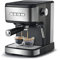 SENYA Machine à café expresso et cappuccino 850W, Café moulu, Percolateur avec mousseur de lait, Réservoir 1,2L, 15 bars SYBF-CM008