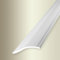 PROVISTON | Anpassungsprofil | Breite: 40 mm | Höhe: 0-18 mm | Länge: 1000 mm | Aluminium pulverbeschichtet | Rampe | Weiß | Selbstklebend