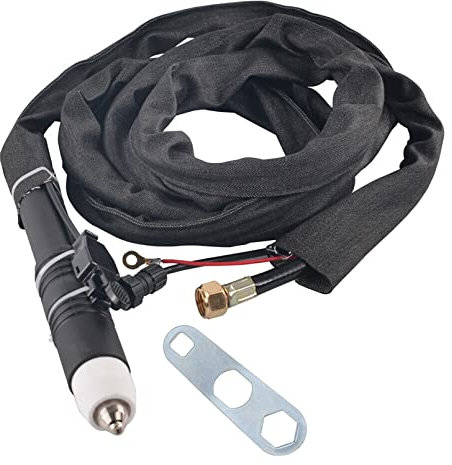 P80 Plasma Cutter Torch Completed Pilot Arc Plasma Cutting Machine Non-Touch Plasma Cutting Equipment P-80 Straight Head Gun Fit CUT50P PLC55P CUT60P PLC65P CT418P (5M 16ft)