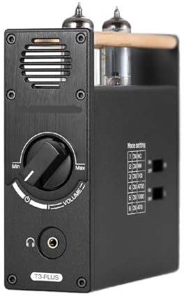 Preamplificador de Tubo de vacío T3 Plus Mini Preamplificador de Fono MM/MC Amplificador de Auriculares de Escritorio