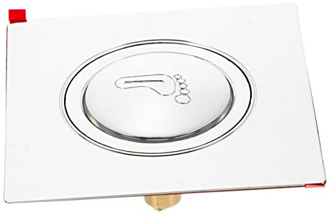 HOMSFOU Bouchon d'évier de salle de bain avec panneau adhésif puissant pour vidange de baignoire, fermeture automatique, installation facile, compatible avec les canalisations de cuisine et de salle