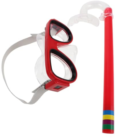 CORHAD Masque de Plongée et Lunettes de Natation pour Garçon et Filles avec Tuba en Silicone Alimentaire, Protection Complète des Yeux et Respiration, pour Piscine et Plage