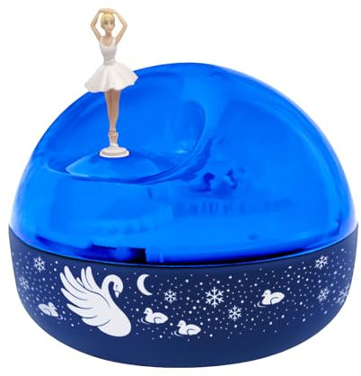 Trousselier 6260072 Sternenhimmelprojektor, Kinder Spieluhr Schwanensee, Schlummerlicht, Einschlafhilfe, Nachtlicht