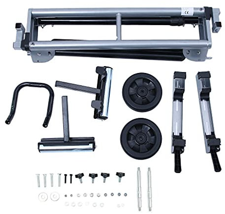 Estructura de sierra universal con soporte para máquinas y sierras tronzadoras, capacidad de carga de 300 kg para sierras de panel, tronzadora y de inglete