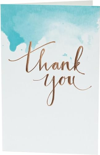 UK Greetings | Biglietto di ringraziamento | Biglietti di apprezzamento | per lei/lui | Design elegante | con busta | 111 x 165 mm