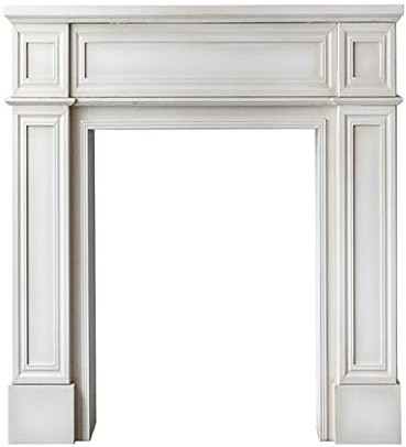 Encadrement Manteau Cheminee Cheminée Entourage De Cheminée Européenne Moderne Simple Cheminée Électrique Poêle Entourage En Bois Maison Décorative Armoire Manteau Entourage, Blanc Habillage de Chemin