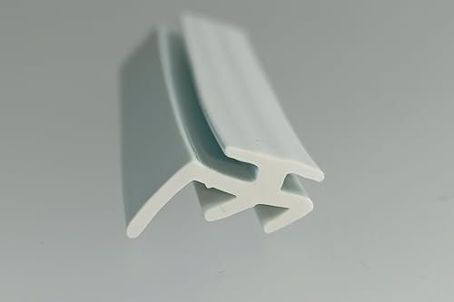 Lippendichtung L-1 Ersatzdichtung für Stegplatten-Profile weichmacherfrei EPDM Carport Terrasse Sprossendichtung (60 m Rolle)