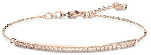 Swarovski Lovely Only 5632063 Bracelet plaqué rhodium blanc et or rose dans une boîte cadeau – Taille unique, plaqué rhodium, cristal