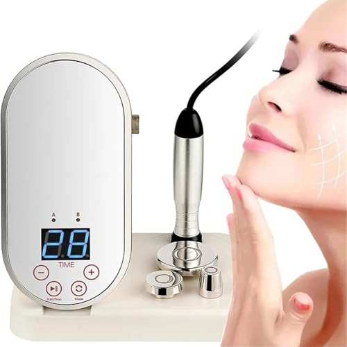 Skin Tightening Device Body, Radio Frequency Skin Tightening Device, 3-In-1 Microcurrent and RfF Radio Frequency Facial Machine Body Face Home Wrinkle Cellulite Removal Lifting Firming