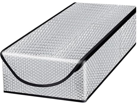 Bâche isolante pour escaliers de grenier | Isolation à économie d'énergie - Protection thermique pour fenêtre, porte coulissante, garage, atelier