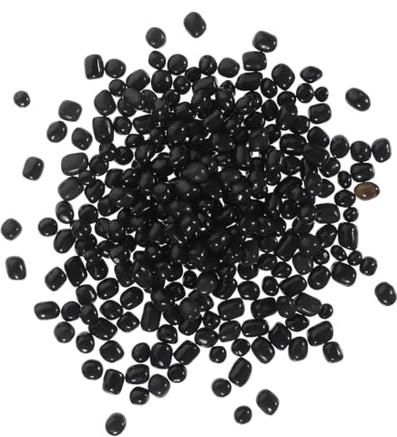 Toddmomy Decoración de Arena de Vidrio Grava para Peceras Rocas de Vidrio para Acuarios Guijarros de Forma Irregular Relleno para Jarrones Decoración para Peceras Jardín de Interior Grava