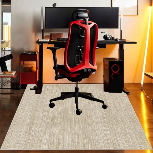 LXODOVZD Alfombrilla de Protección para Suelos Duros, Protector Suelo Silla Ruedas, Alfombra Silla Gaming, Tapete de Protección de Madera/baldosas, Protector Suelo Silla de Escritorio 120 x 150 cm