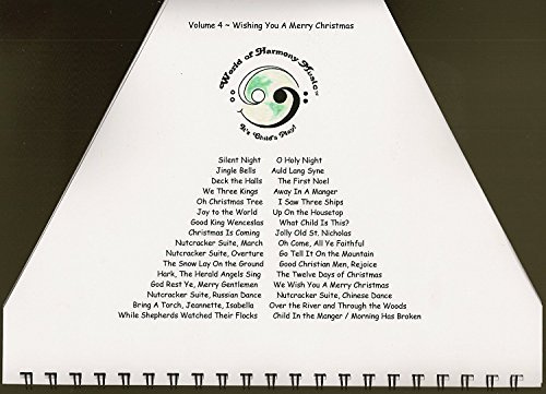 World of Harmony Music, Volym 4 ~ Wishing You a Merry Christmas. Julmusikbok för Zither, Yerbonitsa, Lap Harp, Plockad Psaltery, Cymbala.
