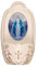 Acquasantiera In Porcellana Miracolosa Maria Piccola 12.5cm Collezione Fiorentina Cattolica Idea Regalo