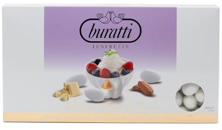 Buratti Confetti Dragées à l'amande Recouverte de Chocolat Tendresses goût Fruits des Bois 1 Kg