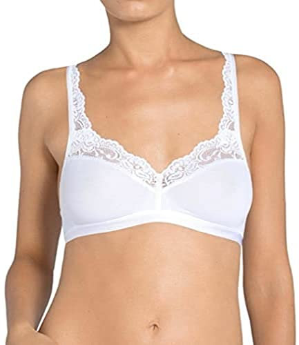 Sloggi Women's Romance Non-Wired Bra White, 34B