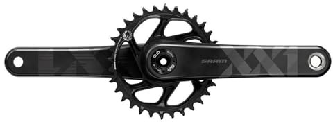 SRAM Unisex – Adult XX1 Eagle Fat Bike Crankset, Black, 170 mm, 30T, Fatbike 4 Version