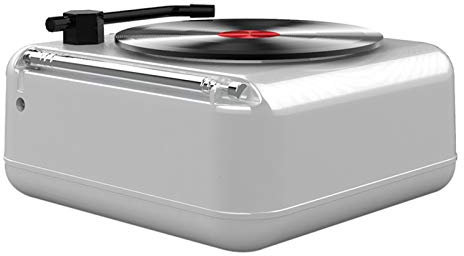 Scucs Tocadiscos de vinilo portátil con altavoces incorporados, tocadiscos clásicos de vinilo con altavoces