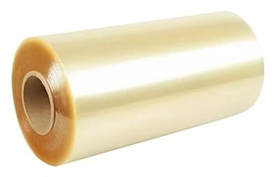 SOLEPLASTIC Pellicola Alimenti Per Imballaggio 1500 M In PVC Rotolo Alimenti Trasparente Color Champagne (40 cm)
