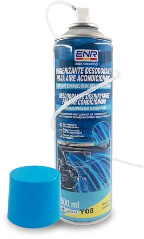 Desodorante de aire acondicionado para coche, desinfección de coche, con manguera, elimina el moho y purifica el aire para todo tipo de vehículos, portátil, 500 ml