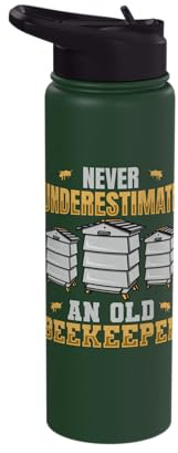 Beekeeper Grandfather Beekeeping Enthusiast Honeybee Stainless Steel Insulated Water Bottle