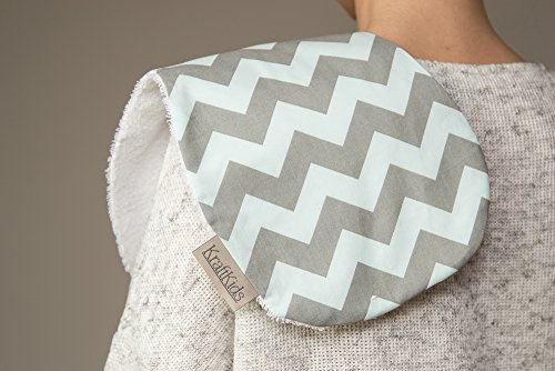 Fuerza Kids Vómitos Chevron Gris Claro y Mint