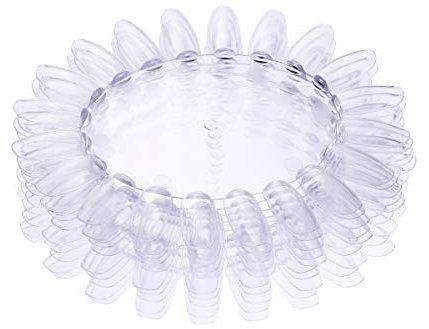 Rosenice Lot de 10 nuanciers ronds, avec faux ongles – Parfaits comme présentoirs de décorations d’ongles