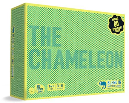 The Chameleon: Find the Traitor | Award-Winning Board Game for Families & Friends for 3-8 Players, with extra online exclusive content | Perfect Christmas Game