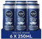 NIVEA MEN Gel douche Protect & Care (lot 6x250 ml) — Soin lavant enrichi en Aloe Vera naturel — Gel douche homme 3 EN 1 — Soin nettoyant corps visage et cheveux à la formule hydratante