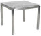 Greemotion Bistrotisch Sydney Edelstahl Glaskeramikplatte ca. 90 x 74 x 90 cm Silber/Grau