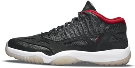 Jordan 11 Retro Low IE Bred Herren-Sneaker, Basketballschuhe, modische Schuhe 919712 (Schwarz/Schwarz-Gym RED 023), UK7,5 (EU42)
