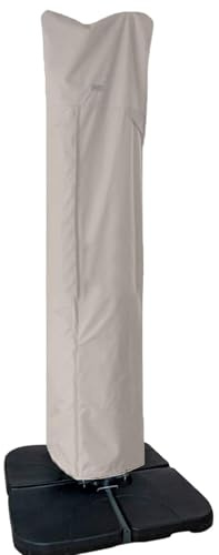 Housse de protection pour parasol déporté - Imperméable - Multifonction et résistant aux intempéries - Courbé et poteau droit