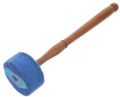 Hemobllo Palo De Percusión De Madera De Mano Palo De Cuenco Tibetano Mazos Para Cuencos Timbre Tibetano Martillo Sonoro