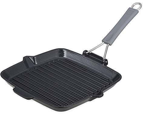 Zwilling Gusseiserne Grillpfanne mit Silikongriff