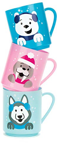 Baker Ross Polar Pals Lot de 4 Tasses pour Enfant AV840