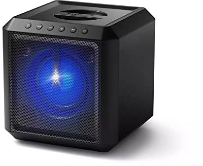 PHILIPS Audio TAX4207/10 | 2.1 | Altavoz inalámbrico Bluetooth para Fiesta | 12 Horas de reproducción | Enlace inalámbrico para Fiestas | Luz de Fiesta Intermitente | Potencia de Salida de 100 W |