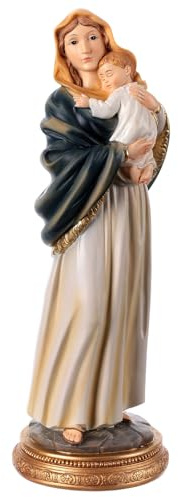 Holyart Harts och PVC-statyer: Staty 30 cm jungfru till barn färgglad harts sovande barn