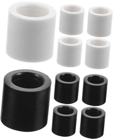 HANABASS 10stücke Pool-spitzenabdeckung Kunststoff Billard-Pool-Queue-spitzenschutz Snooker-zubehör