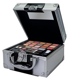 bonvoyage, Set Trucchi Donna da 24 Pezzi per Occhi, Labbra e Viso, con Ombretti, Rossetti, Illuminante, Bronzer e Altro, Accessori Inclusi, Travel in Colour