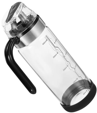 MOTHNUR Aceitera De Vidrio Con Apertura y Cierre Automático Antigoteo Con Anillo De Resistente y Fácil De Limpiar Para Cocina y Vinagreira