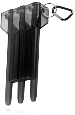 Hopzab Dart Case, Portable Transparent Plastic Protector, for Darts, Team Games, Easy Use, Secure Storage