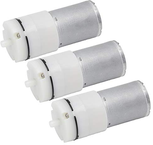 Tixiyu Mini Vattenluftvakuummembranpump Stark Struktur för Fisktank DC 6V 3st Set
