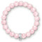 Thomas Sabo Women Charm Bracelet Rose Quartz Charm Club 925 Sterling Silver X0191-034-9
