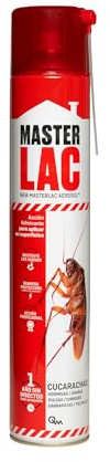 MASTERLAC - Cucarachas - Insecticida Contra Todo Tipo de Insectos Rastreros - Hormigas, Arañas, Pulgas, Chinches - Acción Larvicida - 1 Año de Duración Con Una Sola Aplicación - Efecto Barrera