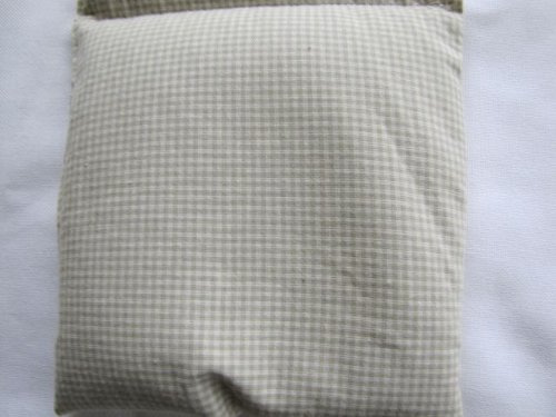 Saling, Rapssamenkissen gute Alternative zur Wärmflasche, ca 20 x 30 cm, beie/natur