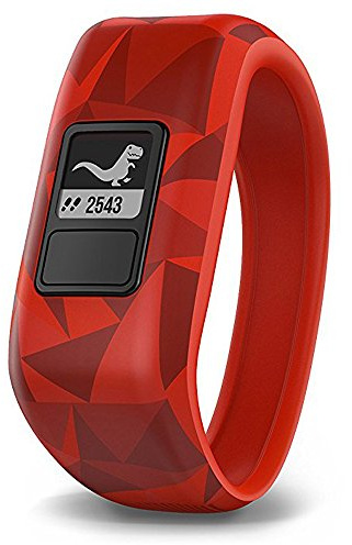 Garmin vívofit jr, rastreador de Actividad para niños, batería de 1 año, Rojo, Lava Rota