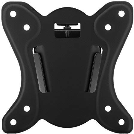 deleyCON Universal TV & Monitor Wandhalterung 13-27 Zoll (33-69cm) - bis 25Kg - bis VESA 100x100mm - Wandabstand nur 15mm - TV Monitor Halterung