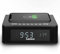 Lenco CR-580 Uhrenradio - Radiowecker mit Bluetooth - QI Wireless Ladestation - NFC, USB und Temperaturanzeige - Schwarz