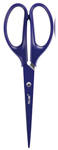 BLISTER TIJERAS OFICINA ACID AZUL 17CM MILAN